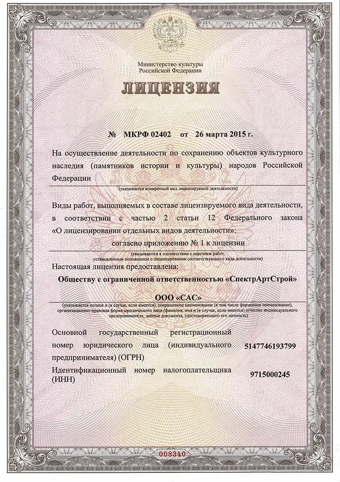 Лицензия 3